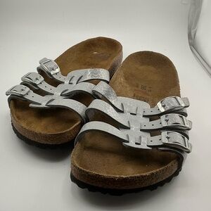 Birkenstock Silver Sandals